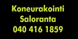 Koneurakointi Saloranta logo